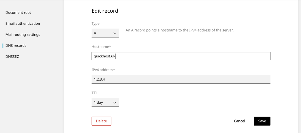 How to manage DNS – Enhance Hosting – Knowledge Base