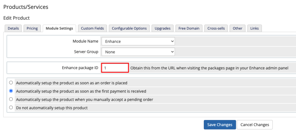WHMCS integration – Enhance Hosting – Knowledge Base