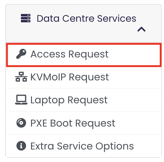Data Centre Access Requests – Client Area – Knowledge Base